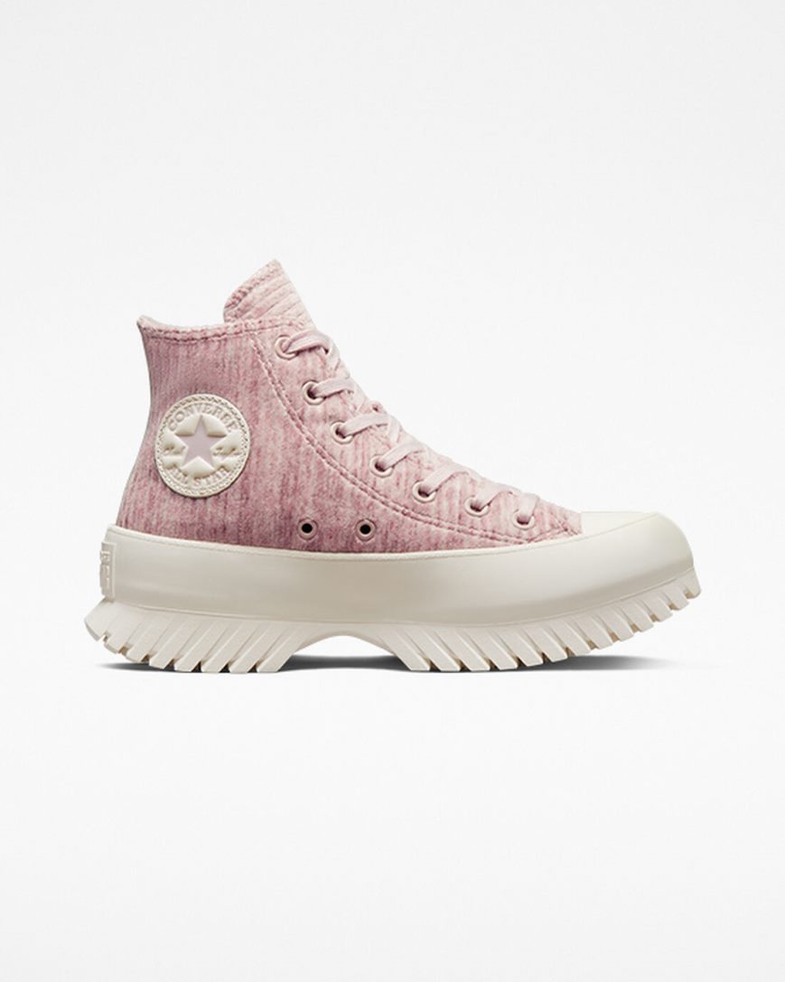 Tenisi Inalti Barbati Converse Chuck Taylor All Star Lugged 2.0 Velour Gri | RO KD0IR346